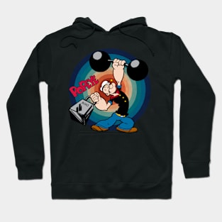 Popeyes Love Triangle Relive the Hilarious Tug-of-War Between Popeyes, Olive Oyl, and Bluto Hoodie